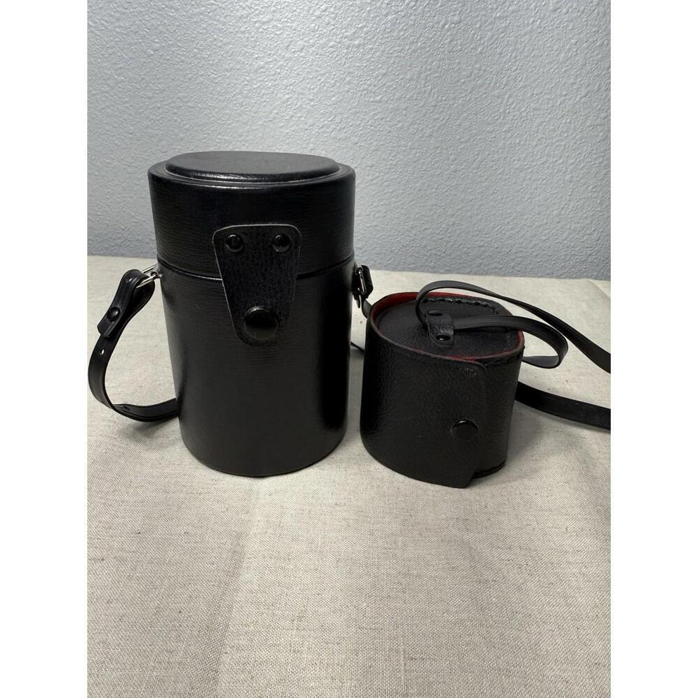 Photography Lens Hardcase Bundle Lot of 2 Vintage 1970s Japen